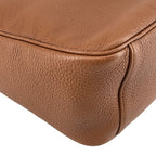 Prada Vitello Daino Leather Shoulder Bag Brown — view 8