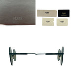 Fendi Round Frame Eyewear Sunglasses 53 22 Green — view 9