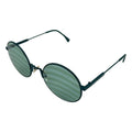 Fendi Round Frame Eyewear Sunglasses 53 22 Green