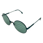 Fendi Round Frame Eyewear Sunglasses 53 22 Green