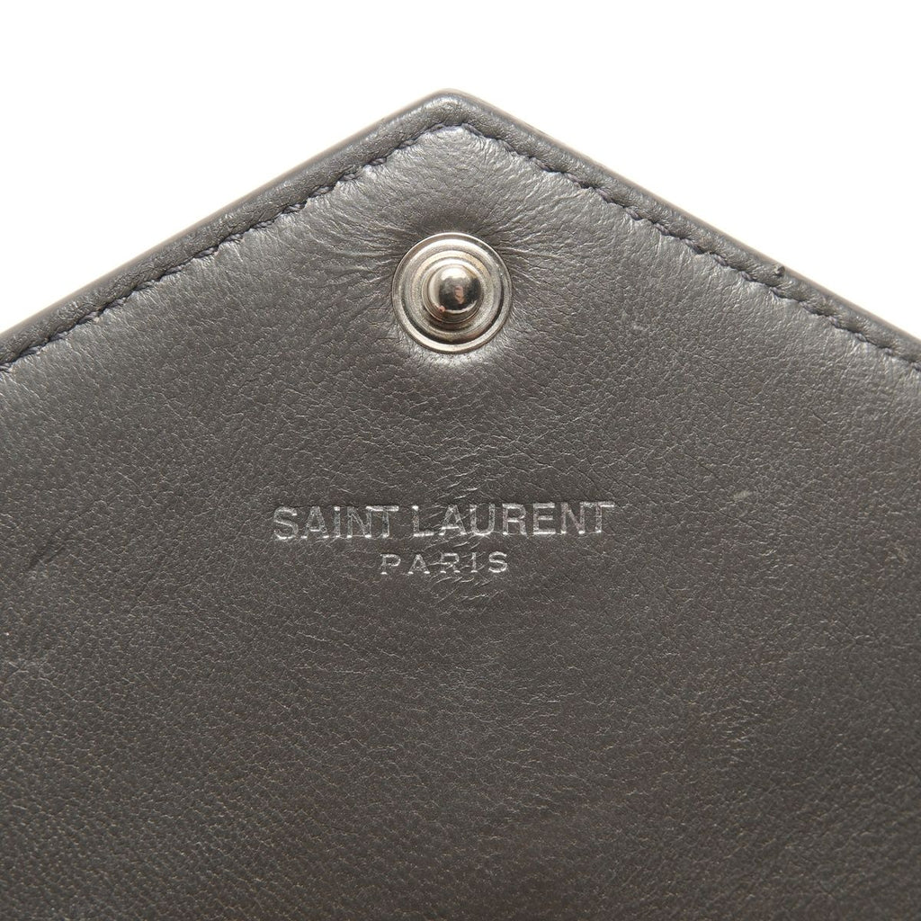 Saint Laurent Yves Shoulder Bag Chain Wallet Croco — view 9