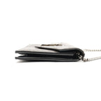 Saint Laurent Yves Shoulder Bag Chain Wallet Croco — view 4
