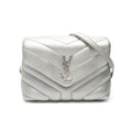 Saint Laurent Yves Shoulder Bag Silver Lou