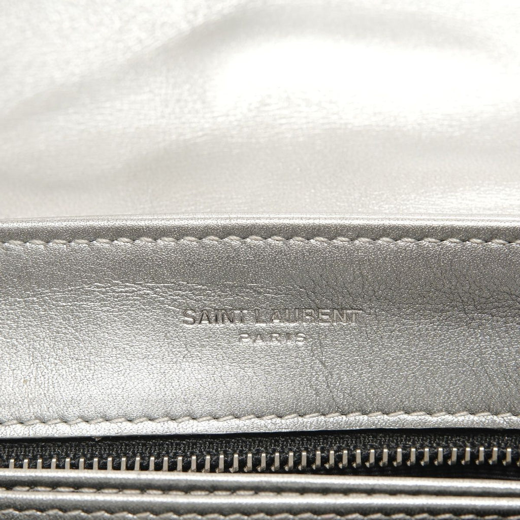 Saint Laurent Yves Shoulder Bag Silver Lou — view 9