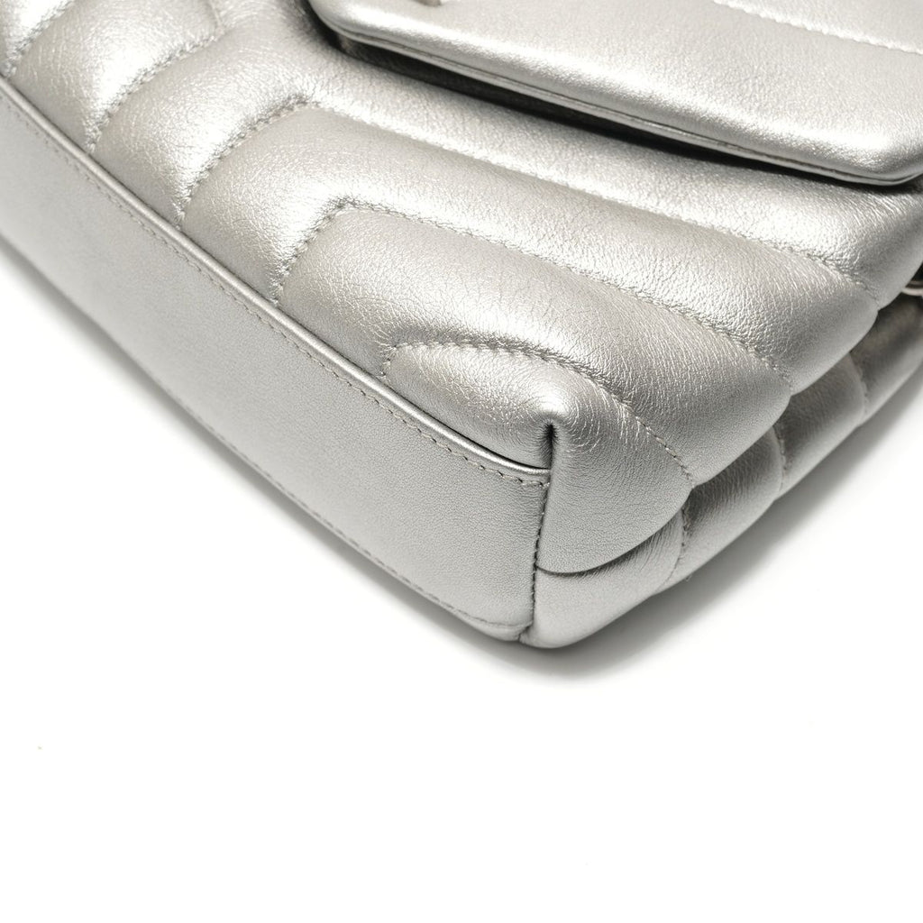 Saint Laurent Yves Shoulder Bag Silver Lou — view 6