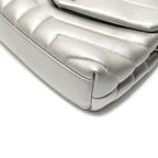 Saint Laurent Yves Shoulder Bag Silver Lou — view 6