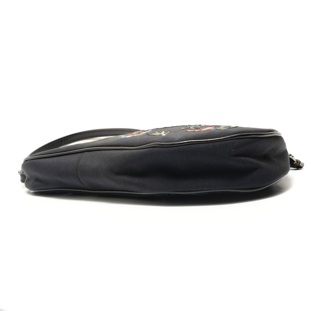 Dior Shoulder Bag Satin Embroidery Mini — view 7