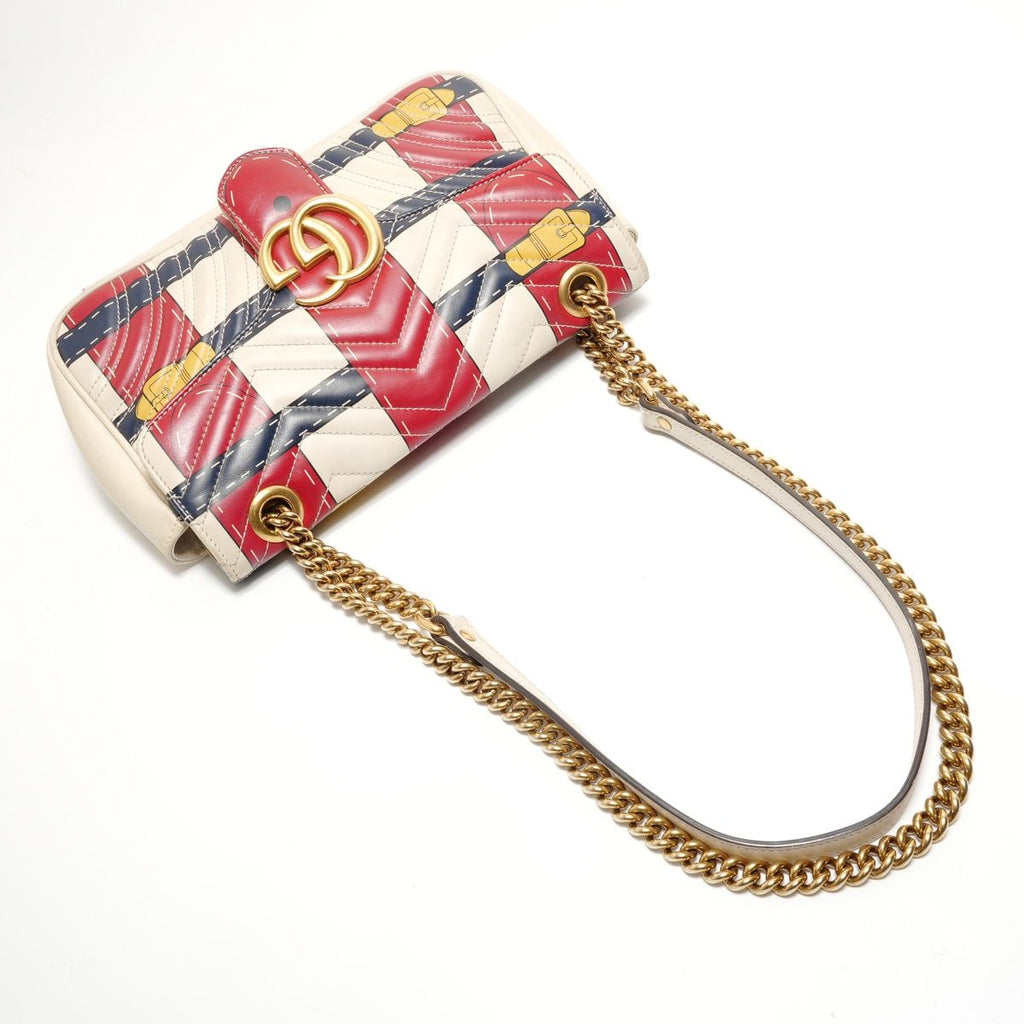Gucci Shoulder Bag GG Marmont Belt Print — view 8