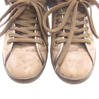 Louis Vuitton Line Monogram Sneakers High Cut Leather Brown — view 5