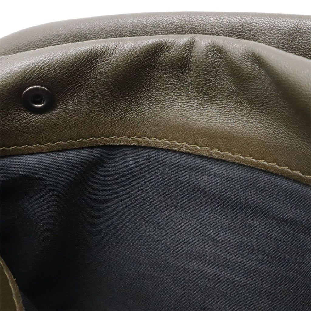 Bottega Veneta Intrecciato Belt Bag Waist Pouch Hip Leather Khaki — view 8