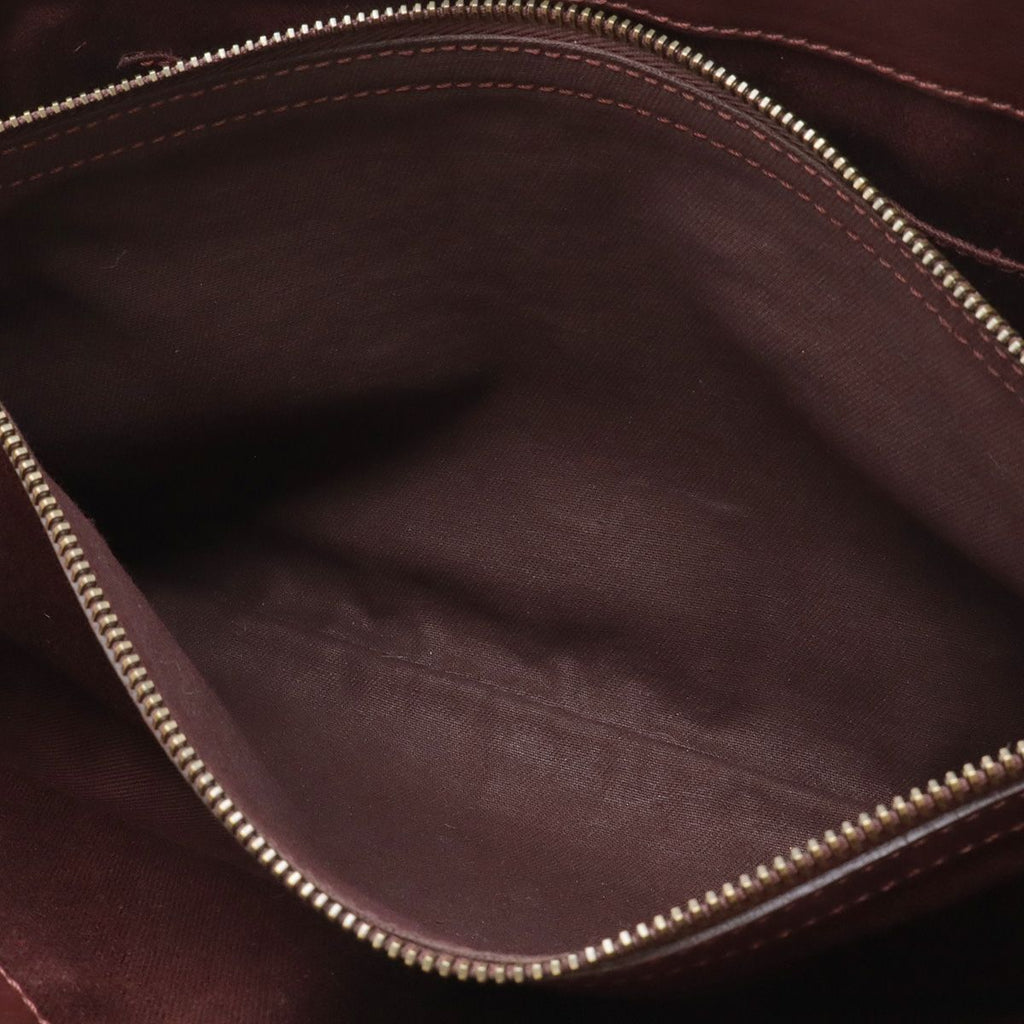 Celine Boogie Tote Leather Bordeaux Winered Gold — view 7