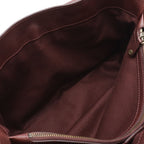 Celine Boogie Tote Leather Bordeaux Winered Gold — view 6