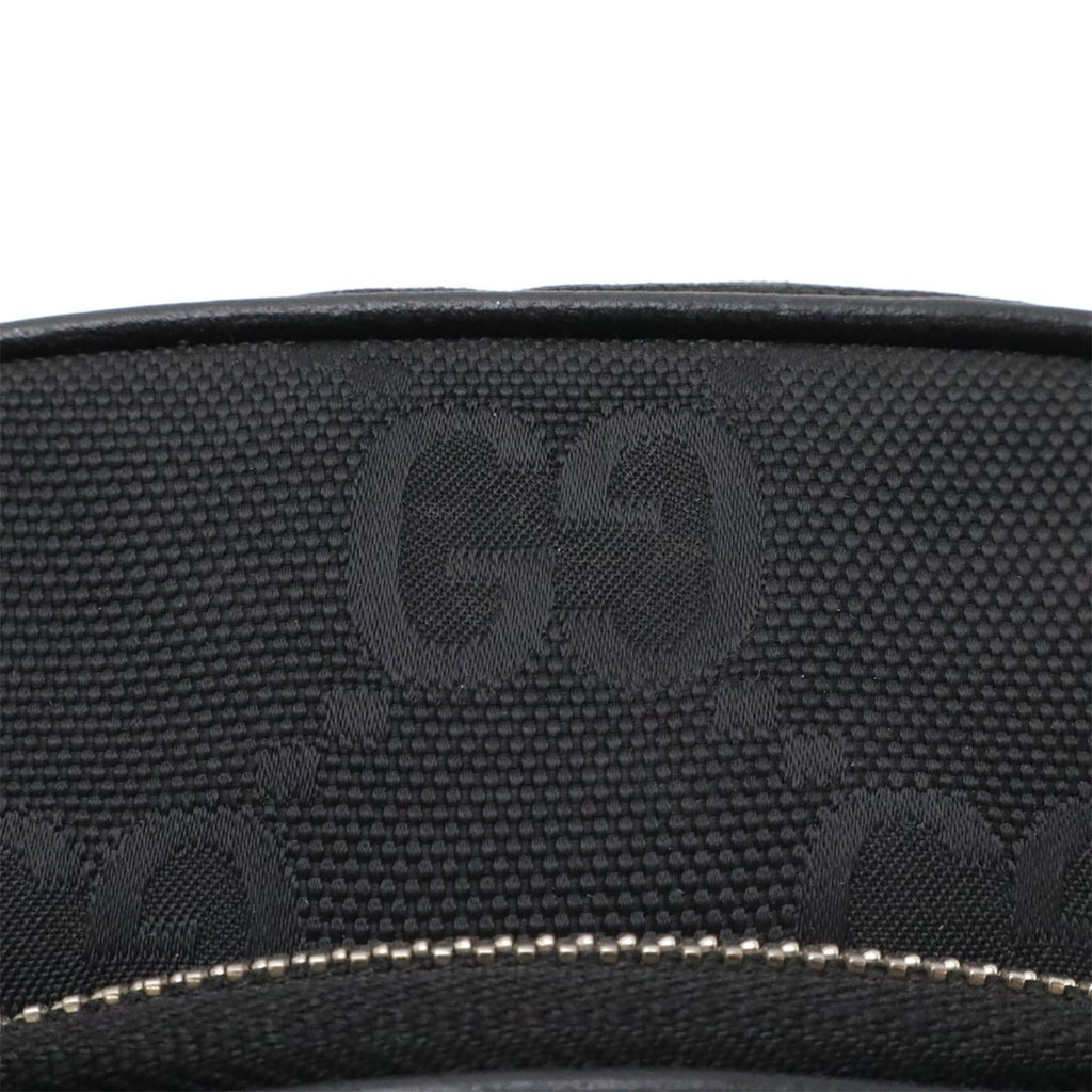 Gucci Off the Grid Shoulder Bag Pochette Nylon Canvas Black — view 4