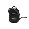 Gucci Off the Grid Shoulder Bag Pochette Nylon Canvas Black