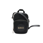 Gucci Off the Grid Shoulder Bag Pochette Nylon Canvas Black