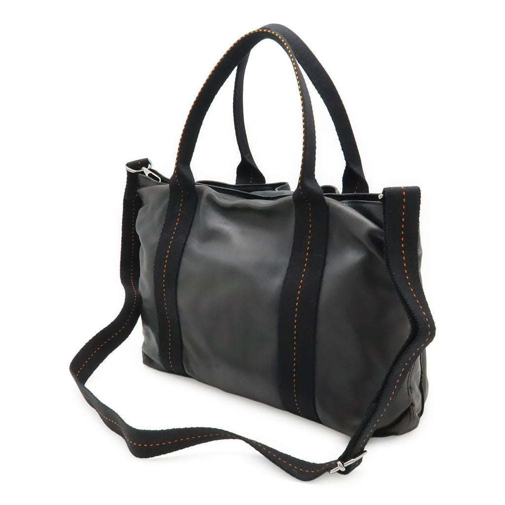 Hermes Caravan Horizontal MM Tote 2-Way Shoulder Bag Crossbody Vo Derma Leather — view 2