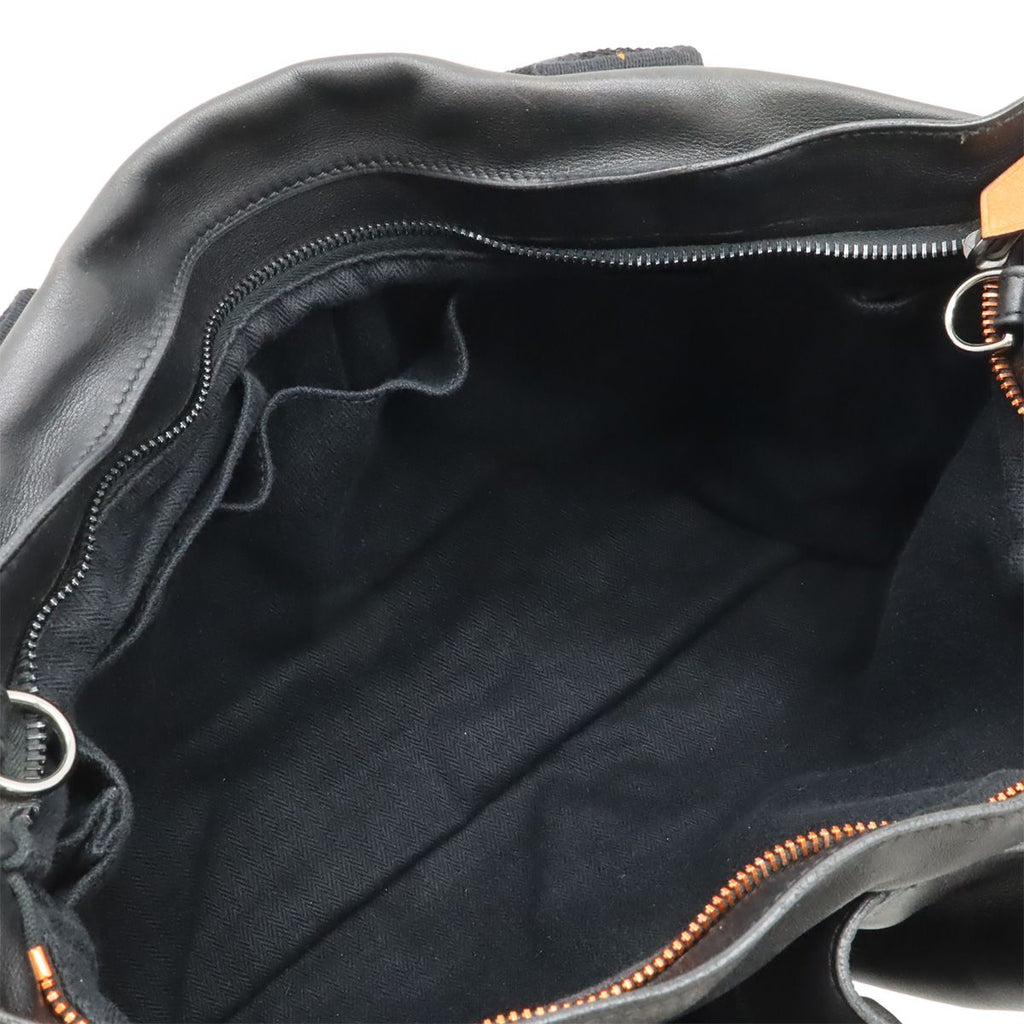 Hermes Caravan Horizontal MM Tote 2-Way Shoulder Bag Crossbody Vo Derma Leather — view 7