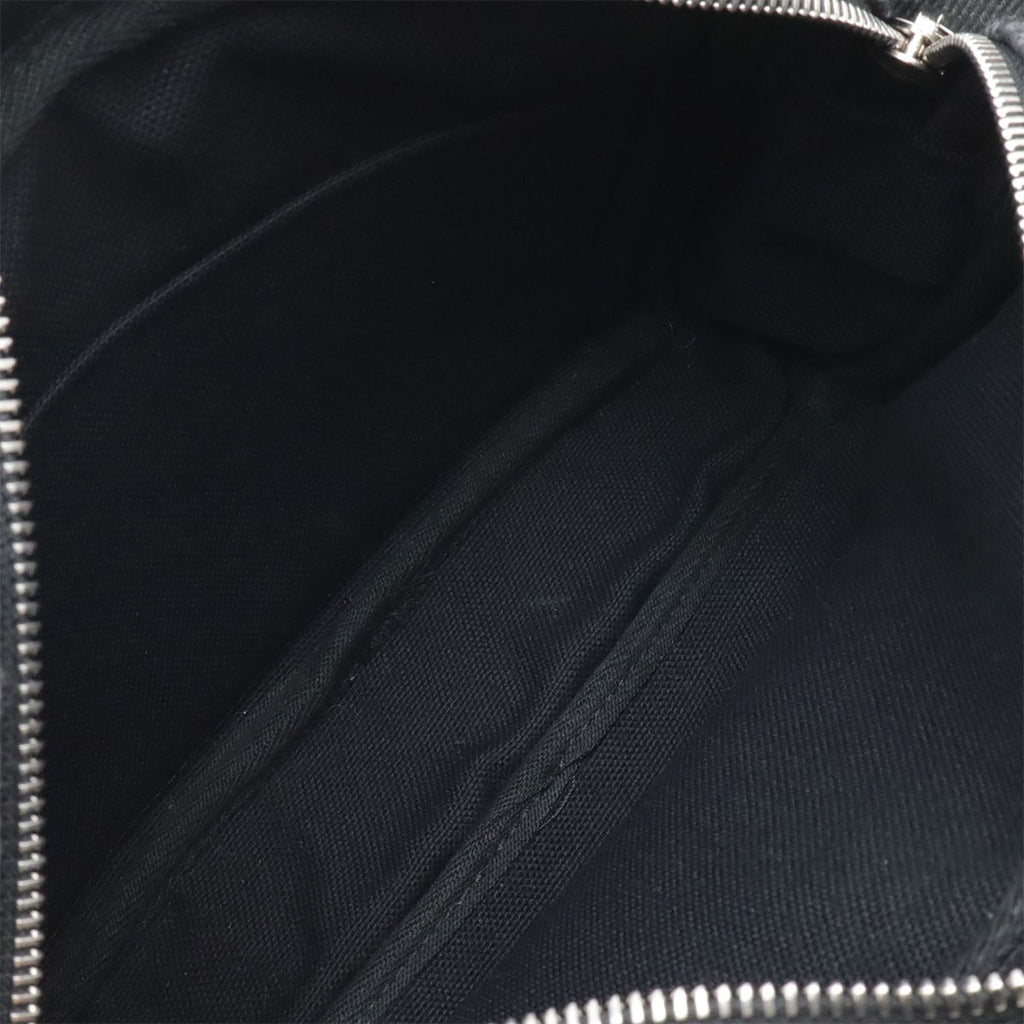 Loewe Repeat Anagram Military Messenger Bag XS Crossbody Canvas Black Silver — view 7