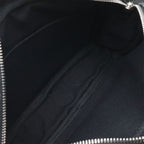 Loewe Repeat Anagram Military Messenger Bag XS Crossbody Canvas Black Silver — view 7