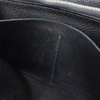 Hermes Kelly Wallet Long Bifold Chevre Leather Black Silver — view 8
