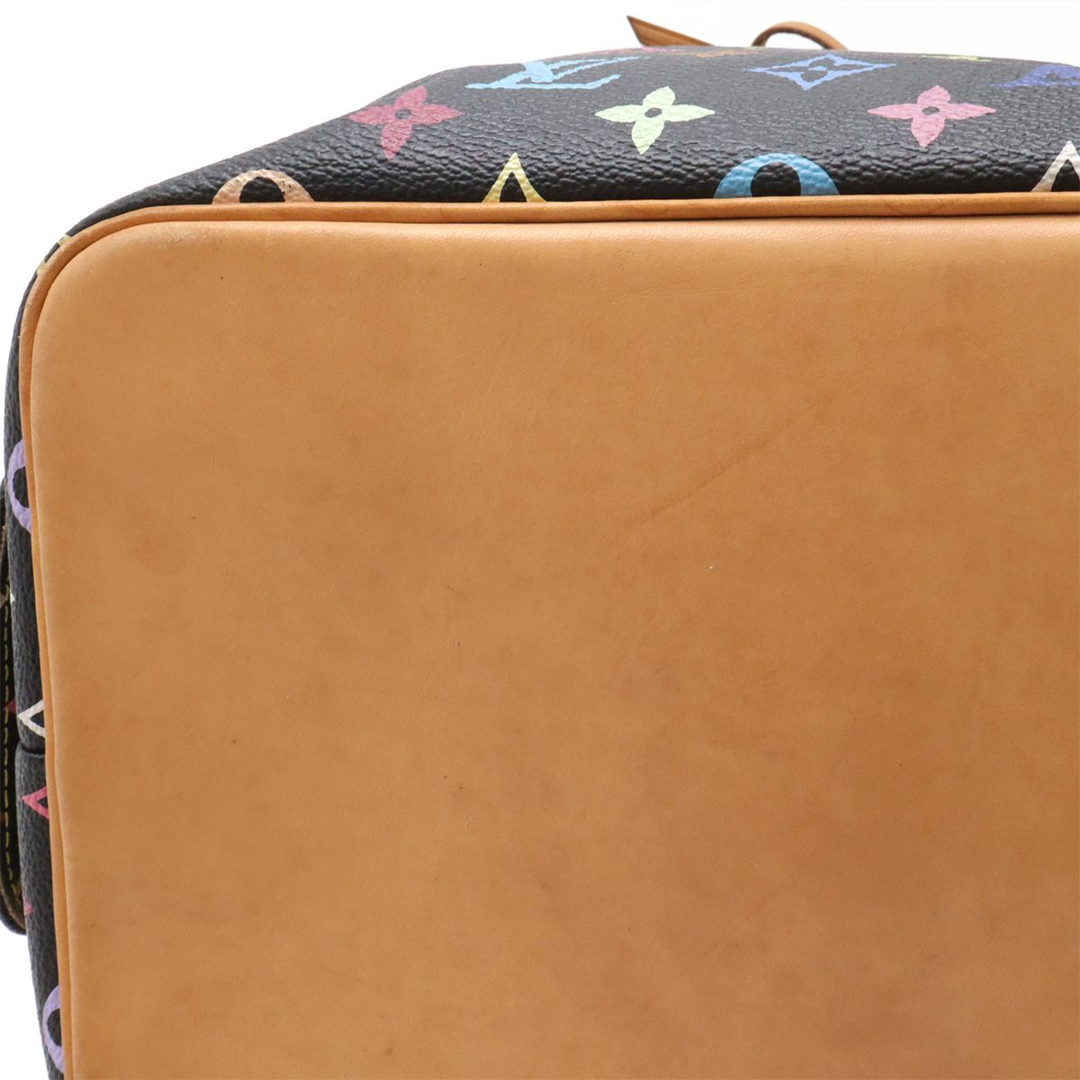 Louis Vuitton Monogram Multicolor Petit Noe Shoulder Bag Semi Noir Black — view 4