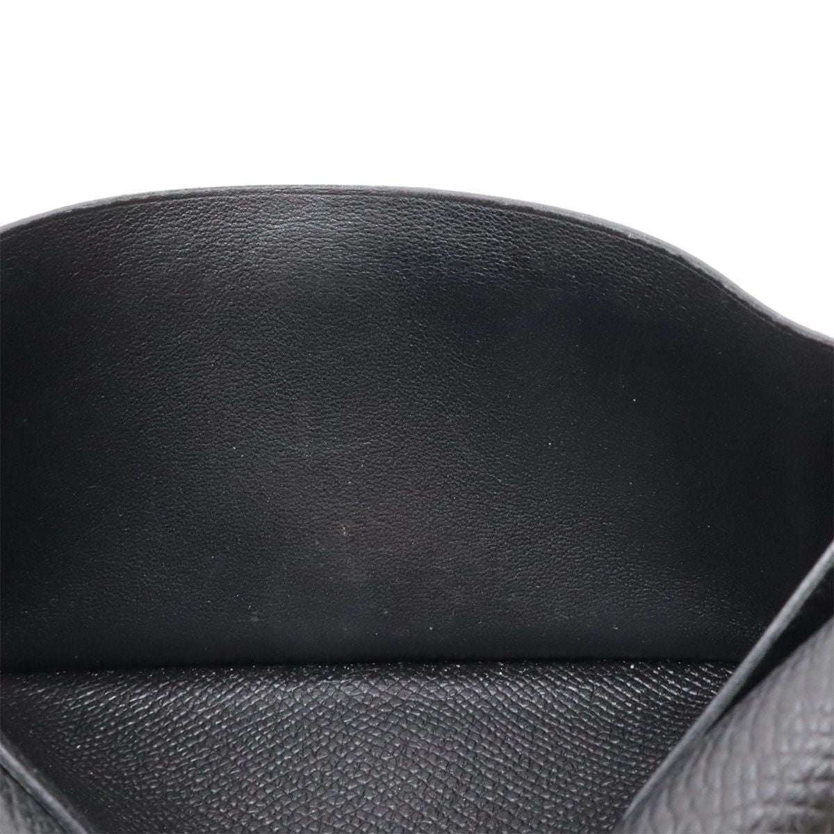 Hermes Bearn Souffle Bifold Wallet Veau Epsom Black Gold — view 6