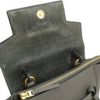 Celine Belt Bag Nano 2-Way Crossbody Leather Gray Gold — view 7