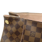 Louis Vuitton Damier Kaisa Hobo Shoulder Bag Rose Velours — view 8