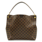 Louis Vuitton Damier Kaisa Hobo Shoulder Bag Rose Velours