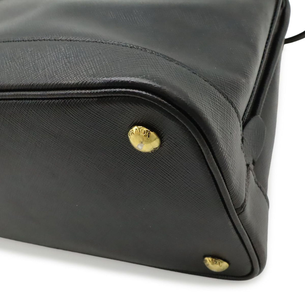 Prada Triangle Logo 2-Way Shoulder Bag Crossbody Dome — view 3