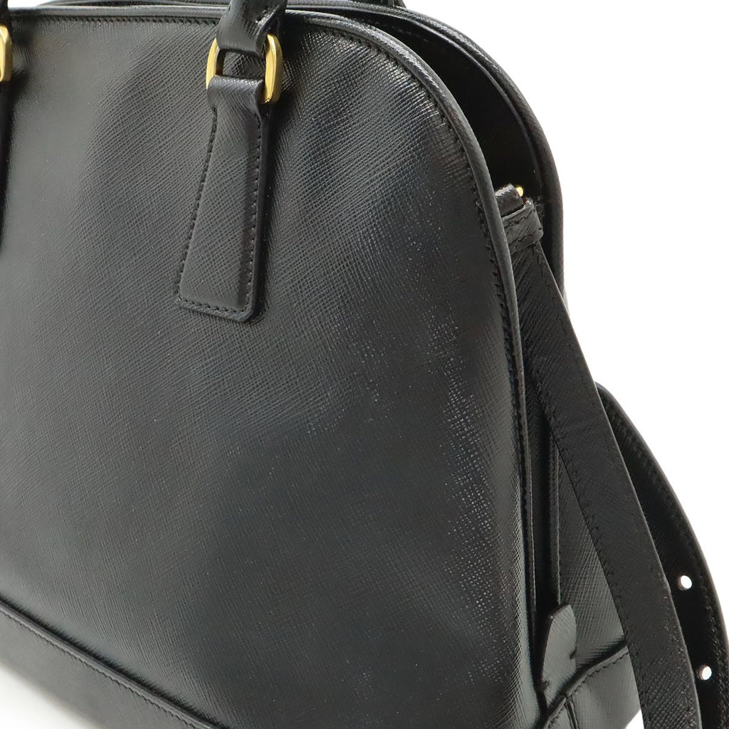 Prada Triangle Logo 2-Way Shoulder Bag Crossbody Dome — view 8