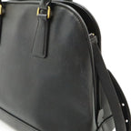 Prada Triangle Logo 2-Way Shoulder Bag Crossbody Dome — view 8