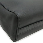 Prada Saffiano 2-Way Shoulder Bag Crossbody Leather Nero Black Gold — view 3