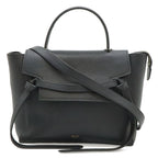 Celine Belt Bag Micro 2-Way Crossbody Leather Black Gold