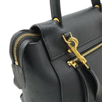 Celine Belt Bag Micro 2-Way Crossbody Leather Black Gold — view 4