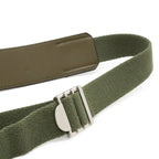 Loewe Logo Military Messenger Bag XS Canvas Leather Khaki Green Silver — view 5