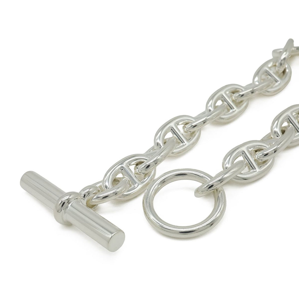 Hermes Chaine D'ancre Bracelet MM 18 Pieces Silver — view 3