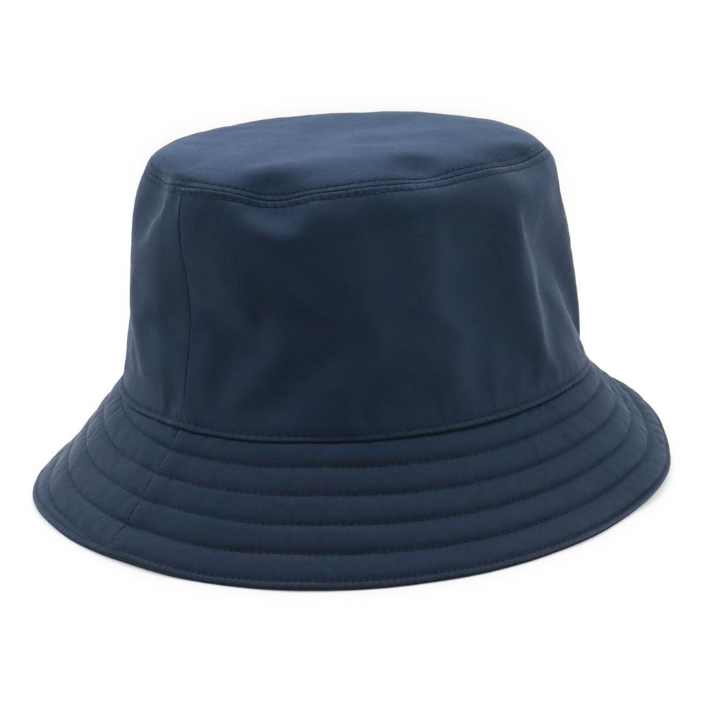 Hermes Series Button Clou de Selle Bucket Hat Cotton 59% Nylon 41% Navy Orange — view 2