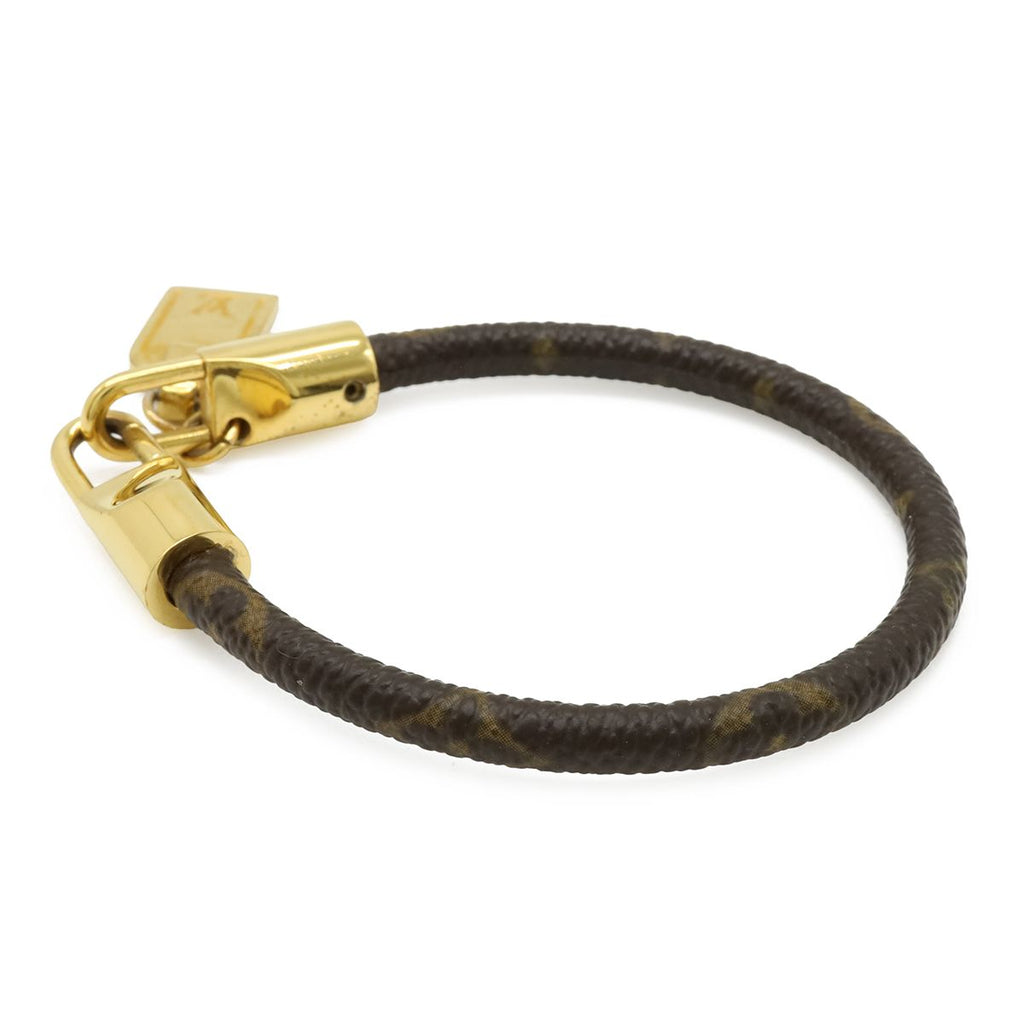 Louis Vuitton Monogram Bracelet Luck It Charm Gold — view 2