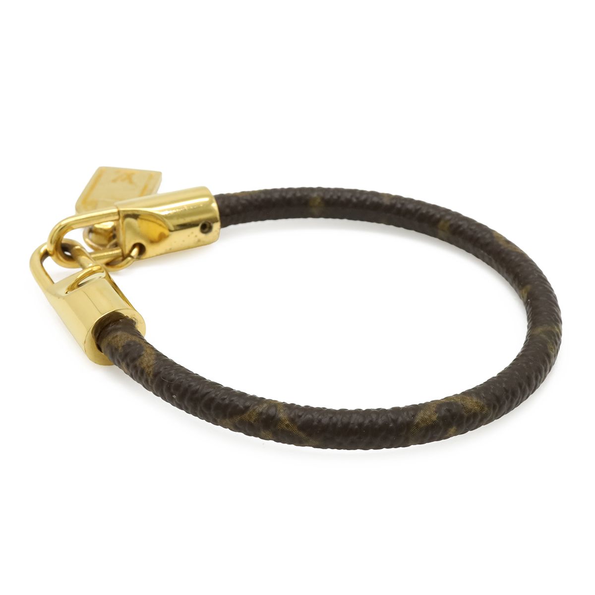 Louis Vuitton Monogram Bracelet Luck It Charm Gold — view 2