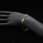 Louis Vuitton Bracelet Forever Young LV Circle Monogram Flower Gold Plated — view 5