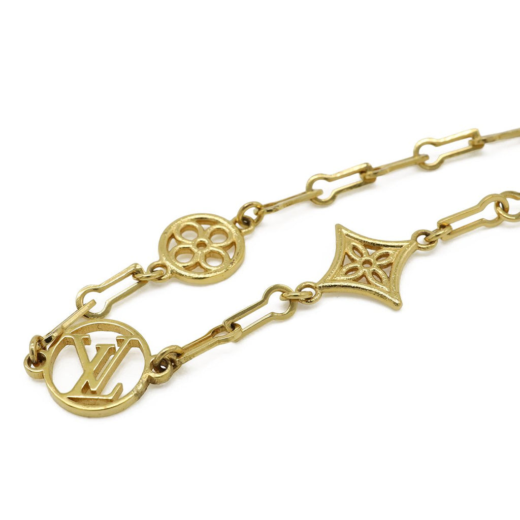 Louis Vuitton Bracelet Forever Young LV Circle Monogram Flower Gold Plated — view 3