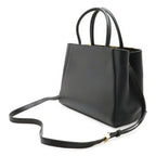 Fendi Petite Tote 2-Way Shoulder Bag Leather Black Gold — view 2