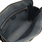 Dior Homme Logo Business Briefcase Leather Black Silver — view 6