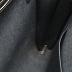 Dior Homme Logo Business Briefcase Leather Black Silver — view 7