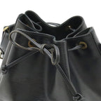 Louis Vuitton Epi Petit Noir Shoulder Bag Drawstring Black — view 4