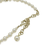 Chanel CC Logo CC Mark Star Pearl Choker Necklace Pendant Metal Faux Rhinestone — view 6