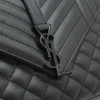 Saint Laurent Paris YSL Classic Monogram Satchel Chain Shoulder Bag Quilted — view 8