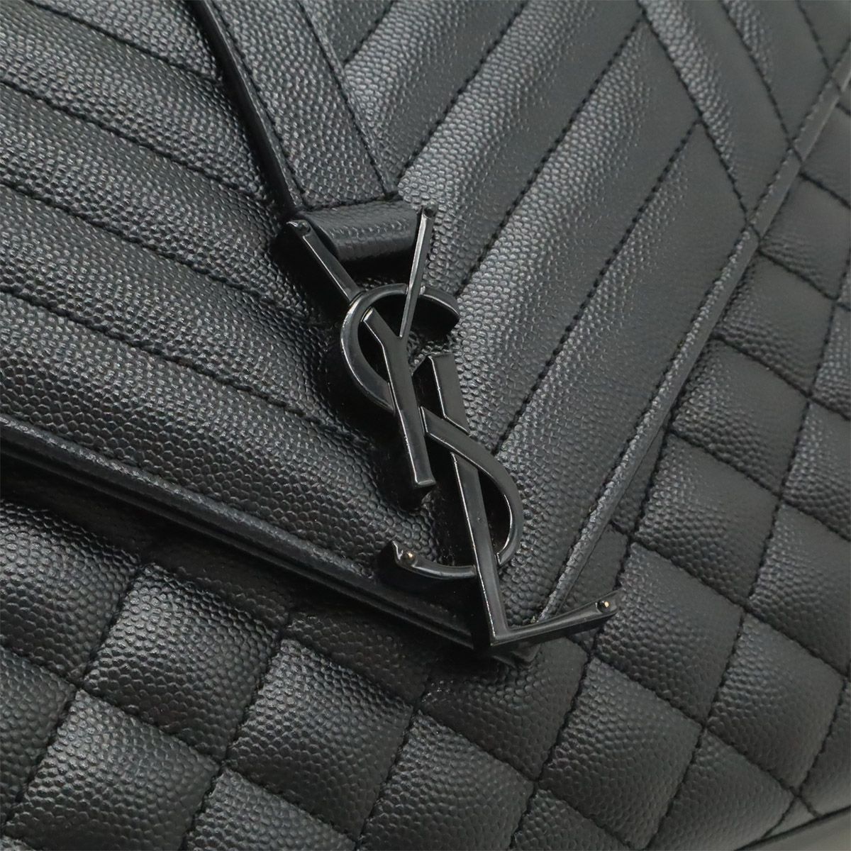 Saint Laurent Paris YSL Classic Monogram Satchel Chain Shoulder Bag Quilted — view 8