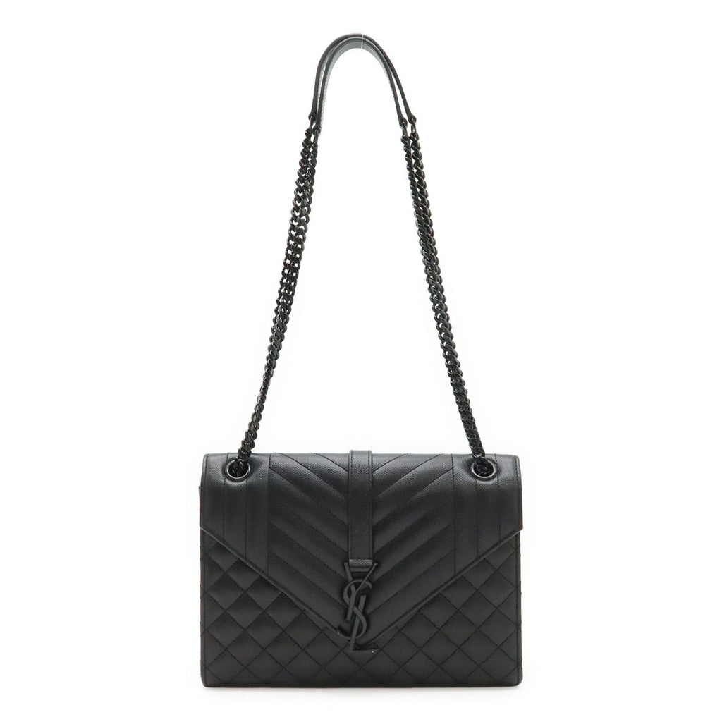 Saint Laurent Paris YSL Classic Monogram Satchel Chain Shoulder Bag Quilted